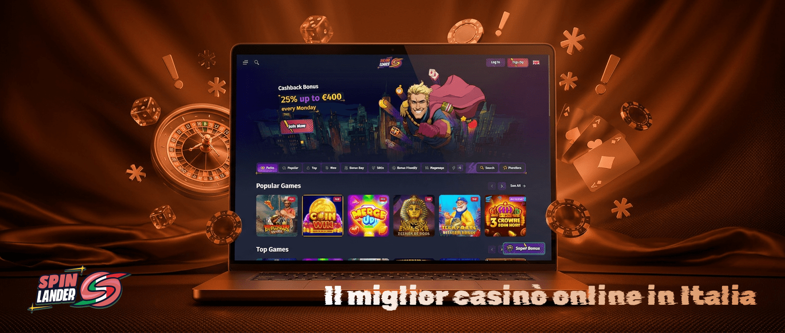 Il miglior casinò online in Italia per giocare è Spinlander